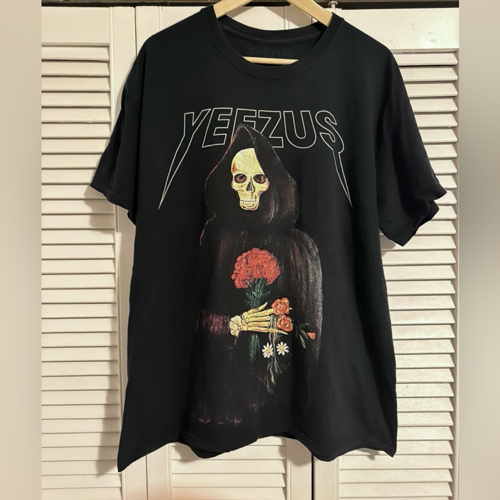 YEEZUS official tour merch 2013 grim reaper rose size L